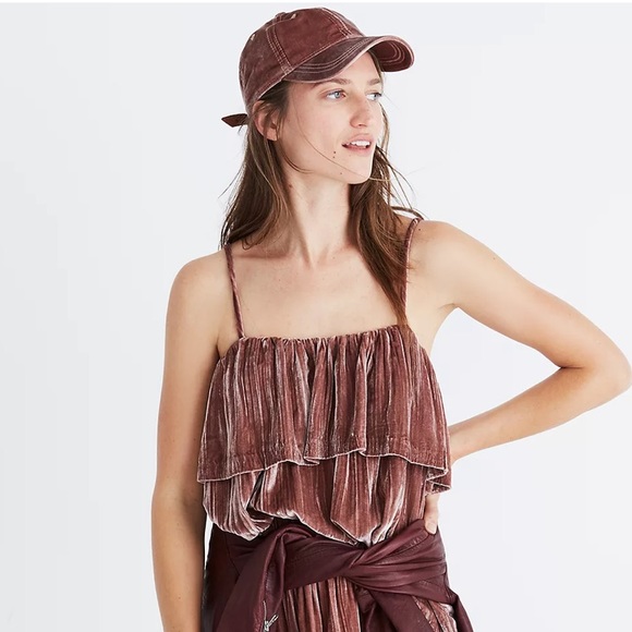Madewell Velvet Tank Top - Picture 1 of 5